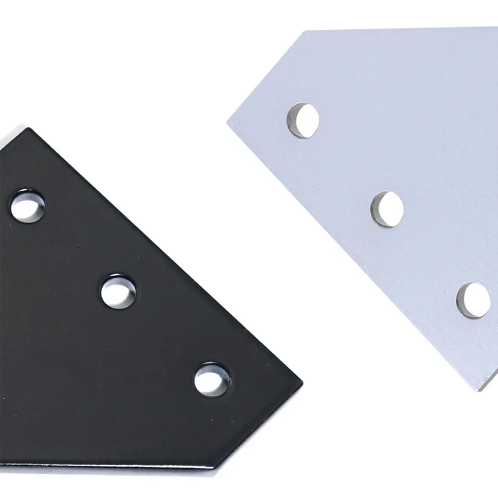 Joint Board Plate L-shaped 5 Holes Connecting Plate Corner Angle Bracket 90 Degree For 2020 Aluminum Profile Accessories