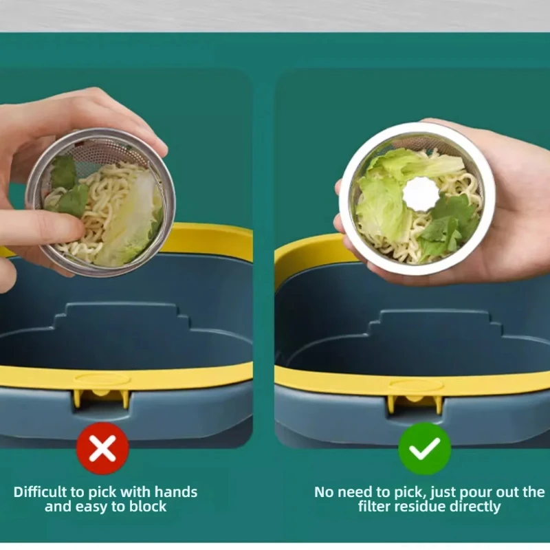 Universal Sink Strainer Odor Proof Cover Waste Drainer Sink Filter Screen Water Sink Plug Stainless Steel Floor Drain Net Cover