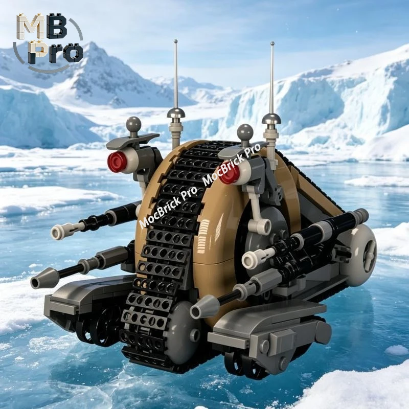 

Battle Snail Tank Droid Building Blocks Creative MOC Mechanical Bricks Toy Handmade Assembly Hobby Gift
