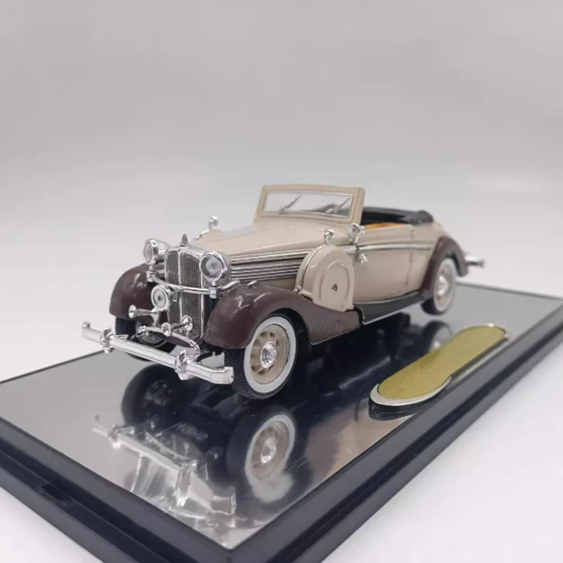 マイナー欠陥 1:43 スケール 1937 コンバーチブルクラシックカー合金シミュレーションカーモデル静的コレクション装​​飾ホリデーおもちゃギフト