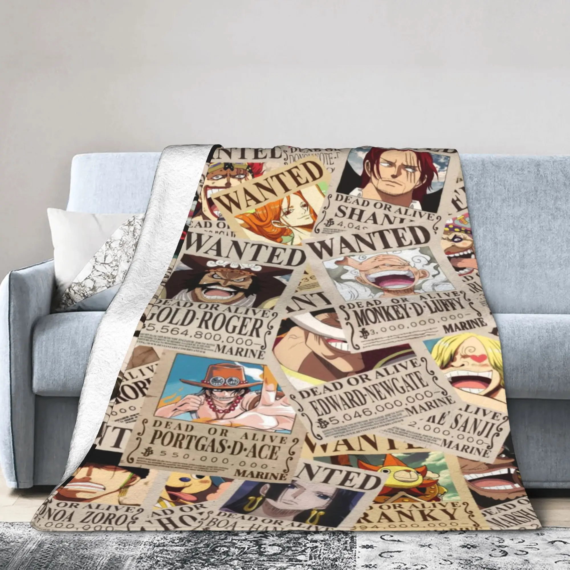 

Y2K luffy Zoro Tony Chopper anime Blankets Ultra-Soft Fleece Relax Throw Blanket Machine Washable