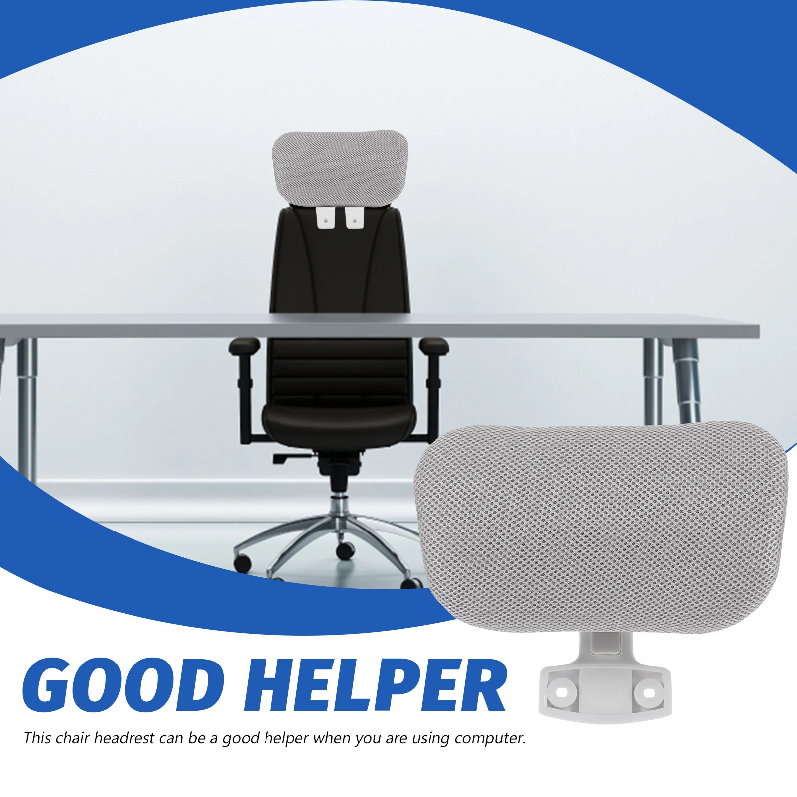 

1 set 1 Set Adjustable Chair Headrest Height Neck Support Office Computer Chair Head Pillow Ergonomic Design Furniture Component