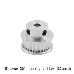 LINK CNC 32 teeth GT2 Timing Pulley Bore 5mm 6mm 6.35mm 8mm 10mm for belt used in linear 2GT pulley 32Teeth 32T