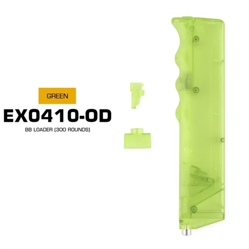 300 סיבובים מהיר bb מטעין פלסטיק תיבת מהירות מעמיס מטען פיינטבול cs מלחמה משחק לחימה טקטי bb טעינה