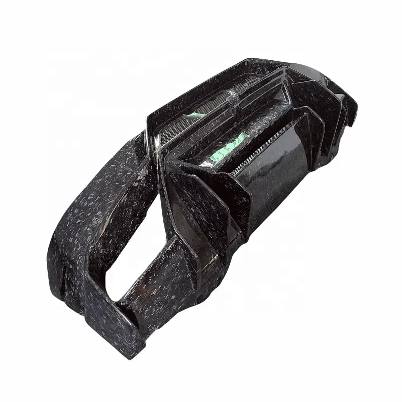 

High Quality V-style Forged Carbon Fiber Rear Bumper Diffuser for Lamborghini Huracan LP580 LP610 Body Kit Car Parts