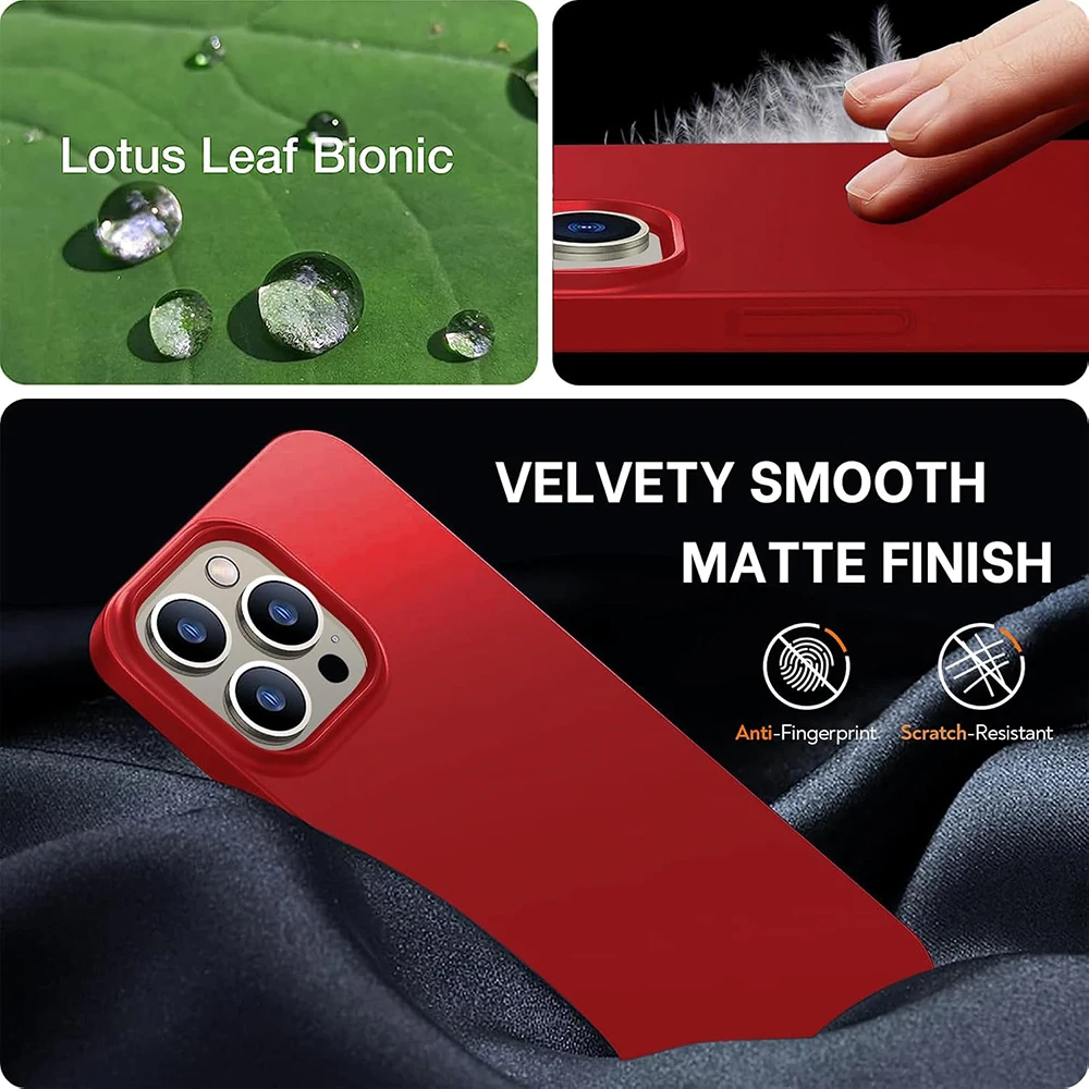 Luxury Matte Hard PC Phone Case For iPhone 16 15 14 13 Pro Max Plus Mini Solid Color Back Cover Ultra-Thin Shell 14 Slim Frosted