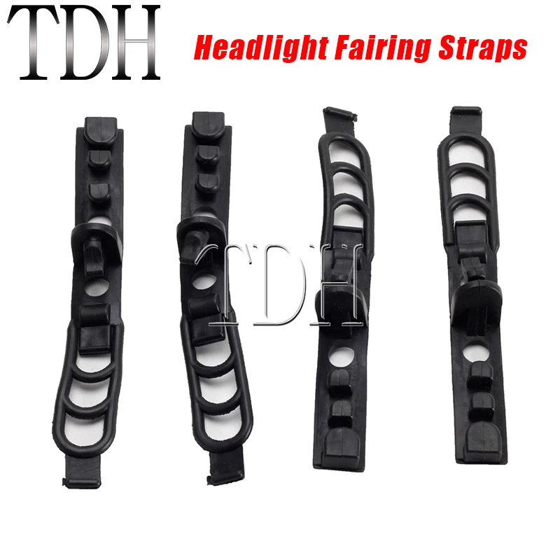 

Motorcycle Headlight Strap Headlight Fairing Rubber Straps Holder 30mm-43mm Dirt Bike Motocross Headlamp Fix Brackets Universal