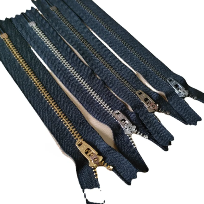 

Металлическая молния YKK Yg45 для шитья, пришивная цепочка с черными зубцами, аксессуары для джинсов, брюк, комбинезонов, 30 шт./комплект