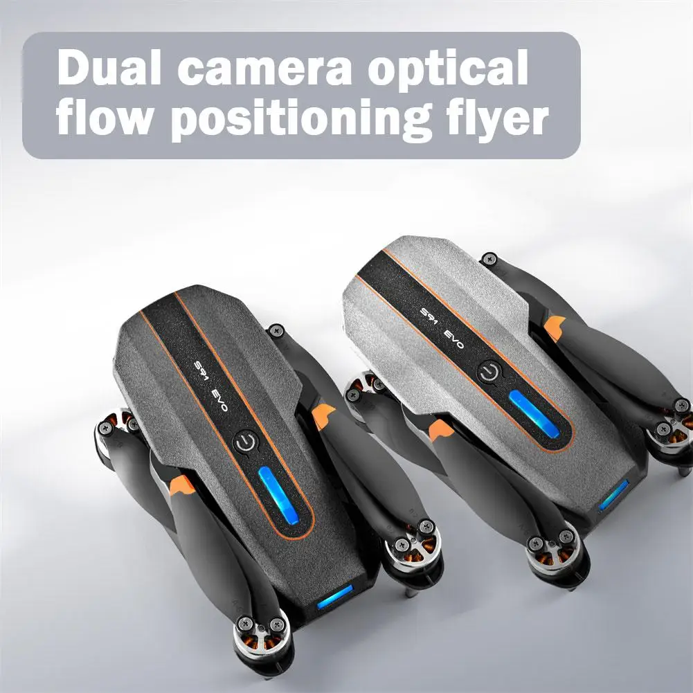 Mini Drone Foldable Dual Camera Optical Flow Positioning 2.4ghz Quadcopter With App Control Toys Gift For Adults Kids Begin Q9l1