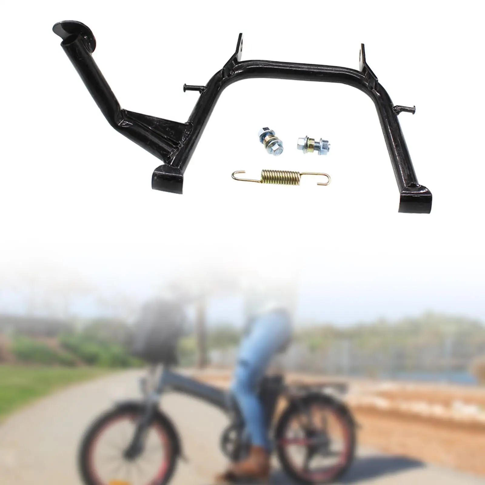 

Heavy Duty Stable Double Kickstand for Bike, Anti-Slip Holder