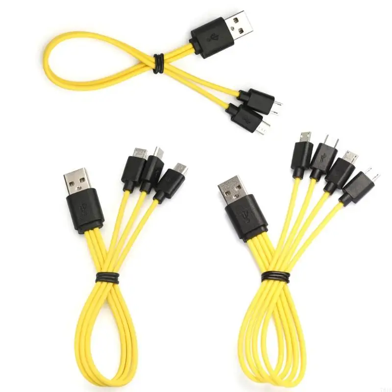 781E USB to 2 Micro USB Fast Cable Cellphone Microusb USB Cable 2 In 1 Wire