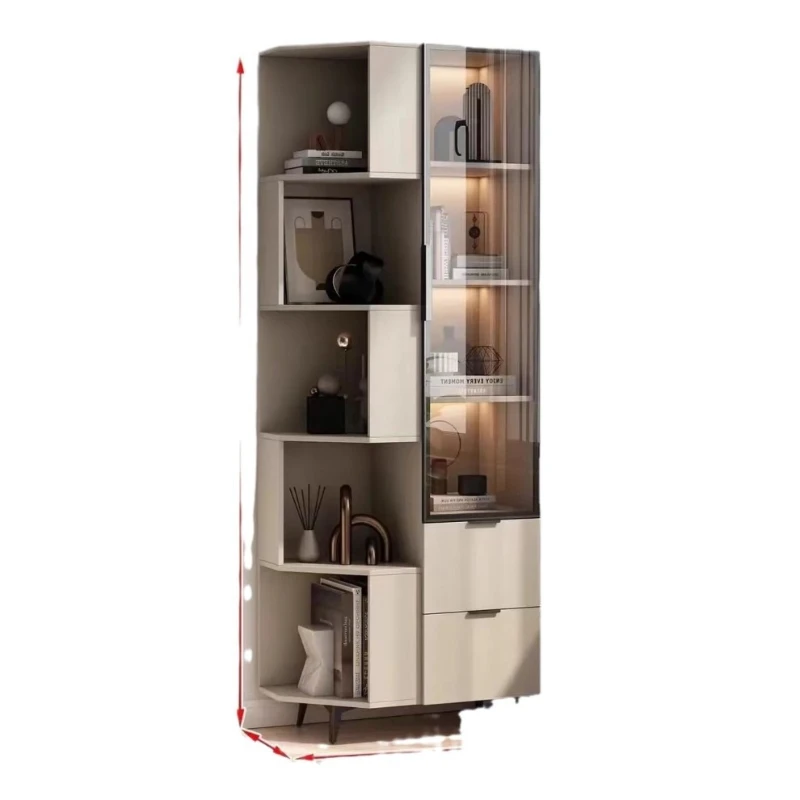 

Corner Storage Cabinet Living Room Bedroom Multi-layer Storage Modern Corner