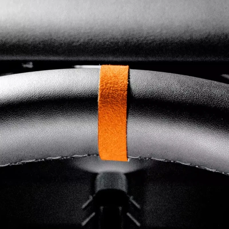 ملصق محاذاة عجلة القيادة من جلد الغزال لـ BYD Leopard 7 Titanium 7 ملحقات تعديل ديكور داخلية مضادة للخدش