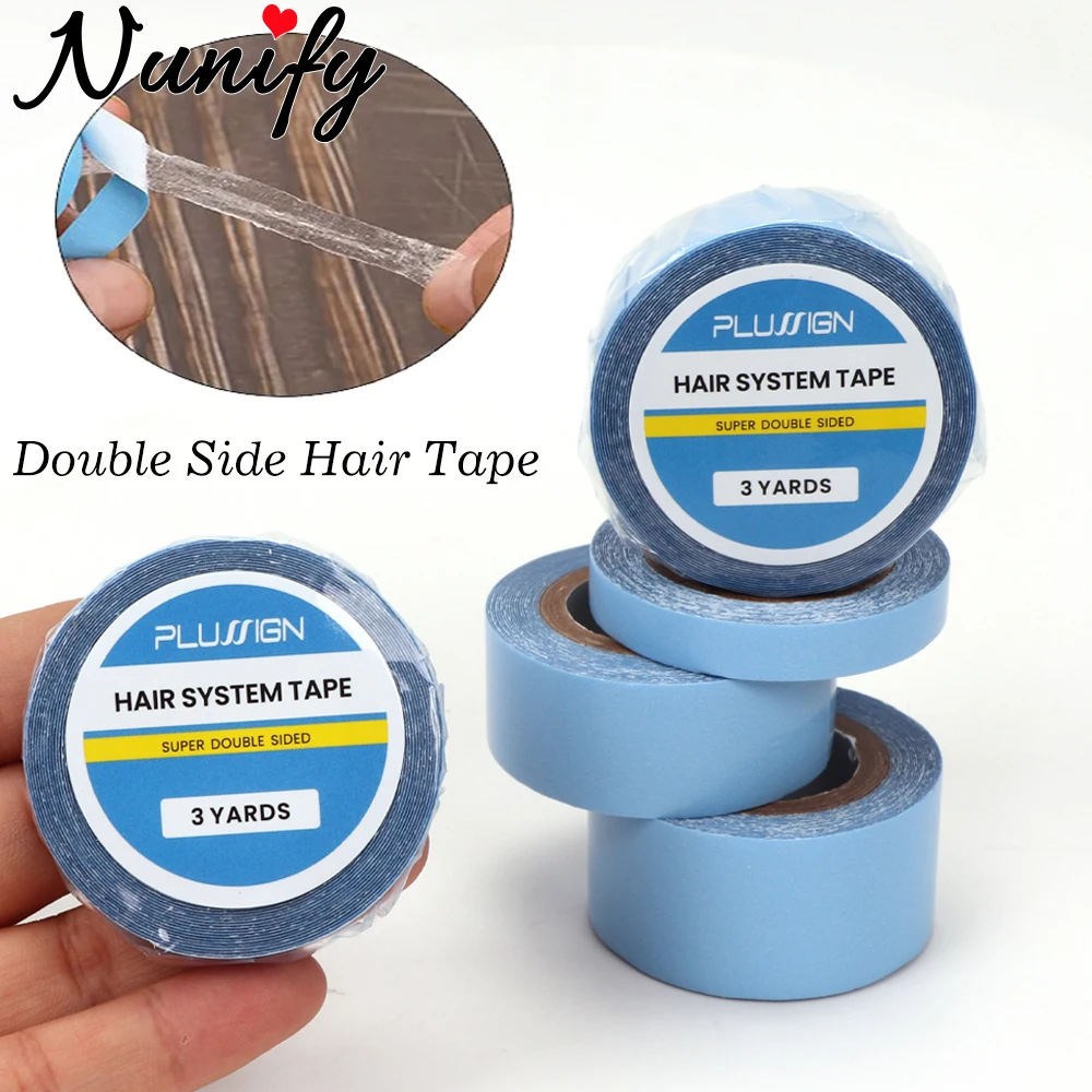 

Двусторонняя клейкая лента для наращивания волос, 12/36 ярдов, прочная кружевная Передняя Лента для плетения волос, лента для волос, аксессуары для париков