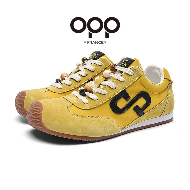 OPP Luxury New Shoes Men Running Blance Sneakers High-end 471 Genuine Leather Sports Sneakers Forest Shoes view 4