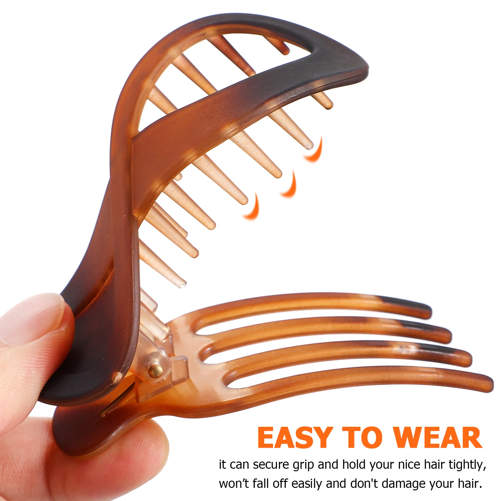 

6 pcs Size Green Women Girls Thick Thin Styling Home Clips Hair Clips For Styling Party Women Hair Claw Clip Travel