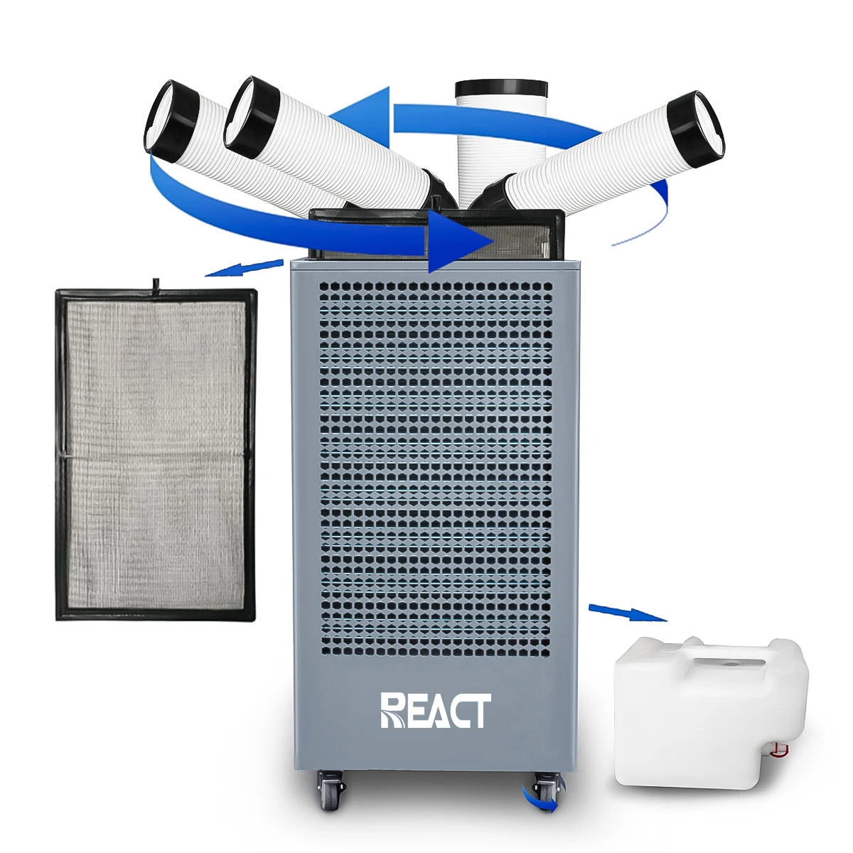 Large Industrial 36000BTU Portable Air Conditioner with Core Motor Component Other Air Conditioning