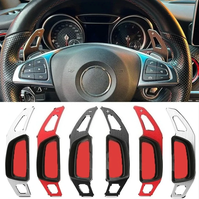 Extensão de mudança de marcha para volante de carro, para mercedes-benz classe a c w177 sedan v177 a180 a180d a200 a250 w205