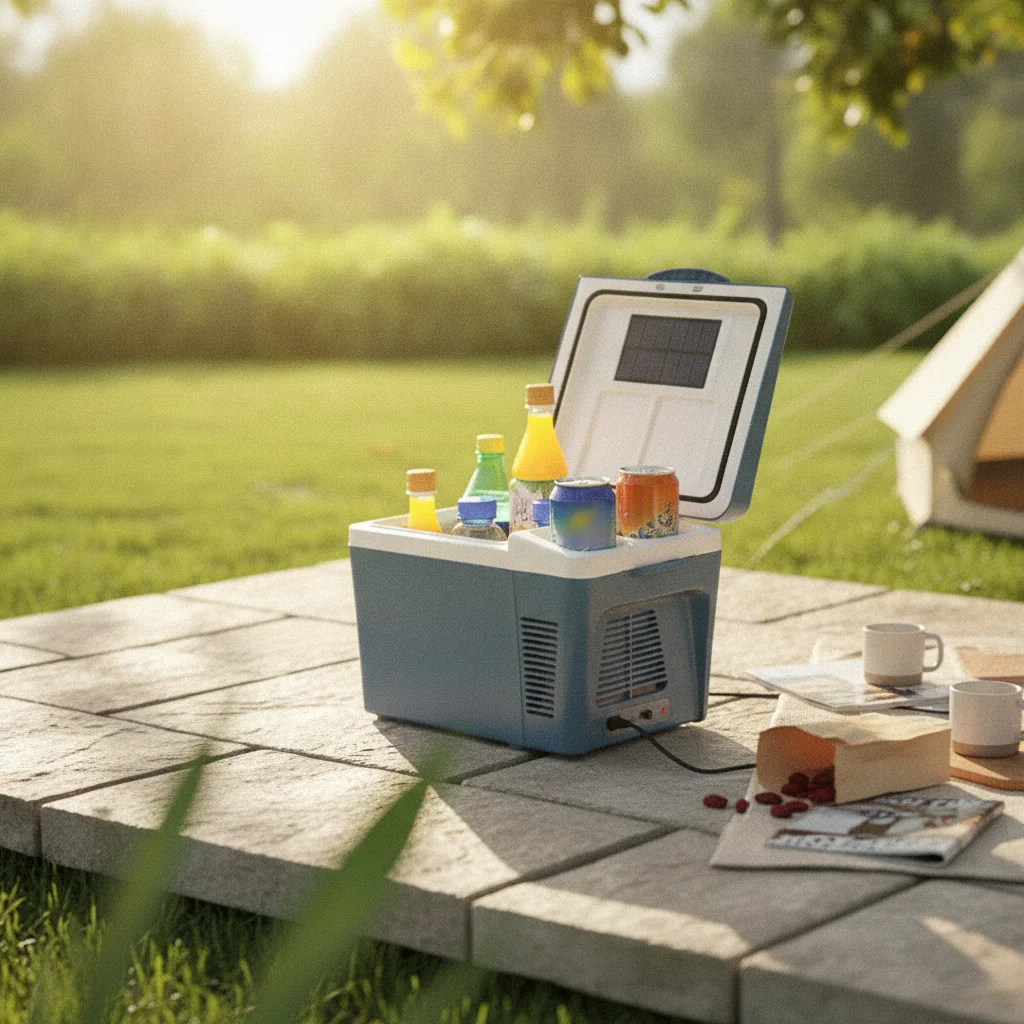 Portable Car Refrigerator Thermoelectric 12V Car Fridge 12V Cooler Two-functionUse Appliance Space-Saving for Travelers