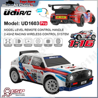 UDirc UD1603 UD1607Pro 1/16 RC Drift Car High Speed 2.4G Brushless Headlights 4WD Drift Remote Control Racing Car Toys for Boys