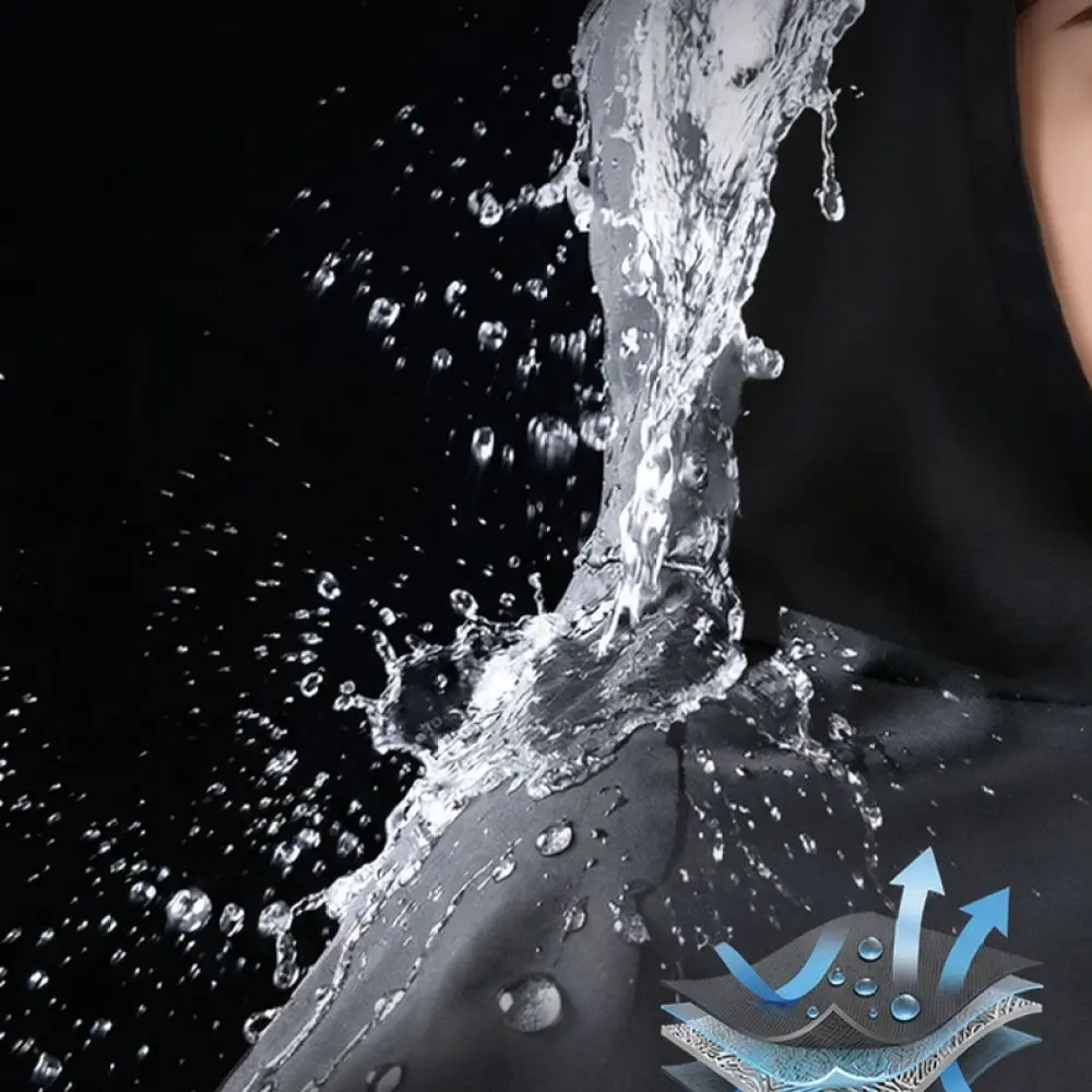 Outdoor Waterproof Rain Cape Hat Shoulder Protection Hood For Courier Delivery Hiking Cycling Raincoat Gear