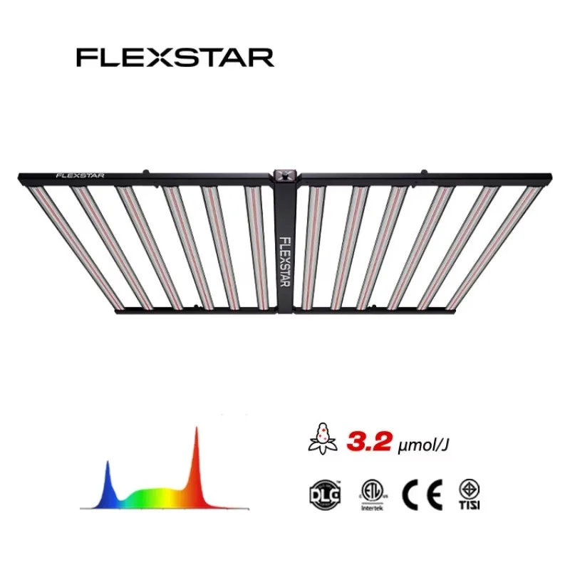 

Flexstar Redline 3.2Umol/J 4X6Ft Daisy-Chain Ip66 Rated Daimmable Full Spectrum Grow Light With Fully Sealed Lens