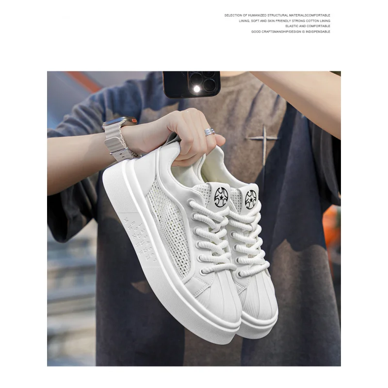

2025 New Men's Board Shoes,sneakers,skate shoes,Casual Shoes Boost shock-absorbing non-slip unisex Casual soft-soled Soft Sole