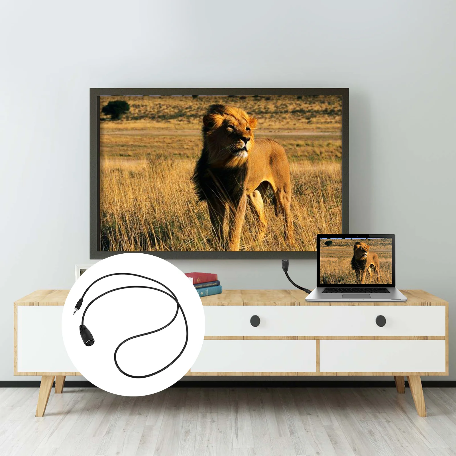 5-контактный аудио адаптер кабель DIN 5-контактный MIDI к TRS для VCR стерео наушников DVD разъем 35 мм конвертер