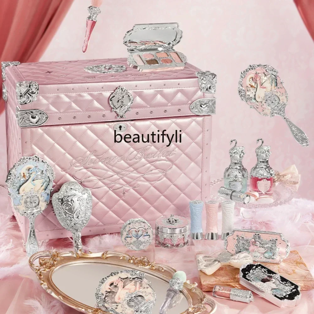 Spot [nuovo] Flower sa Swan Ballet Set completo di trucco Allin Large Gift Box