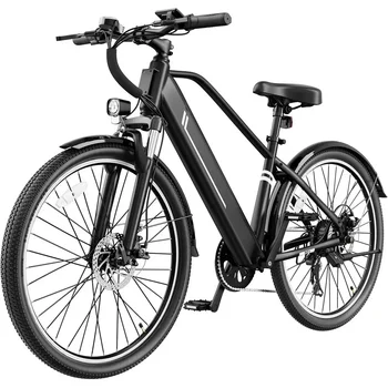 Rower elektryczny dla dorosłych, 1200W mocy szczytowej, wyjmowana bateria, przednie zawieszenie