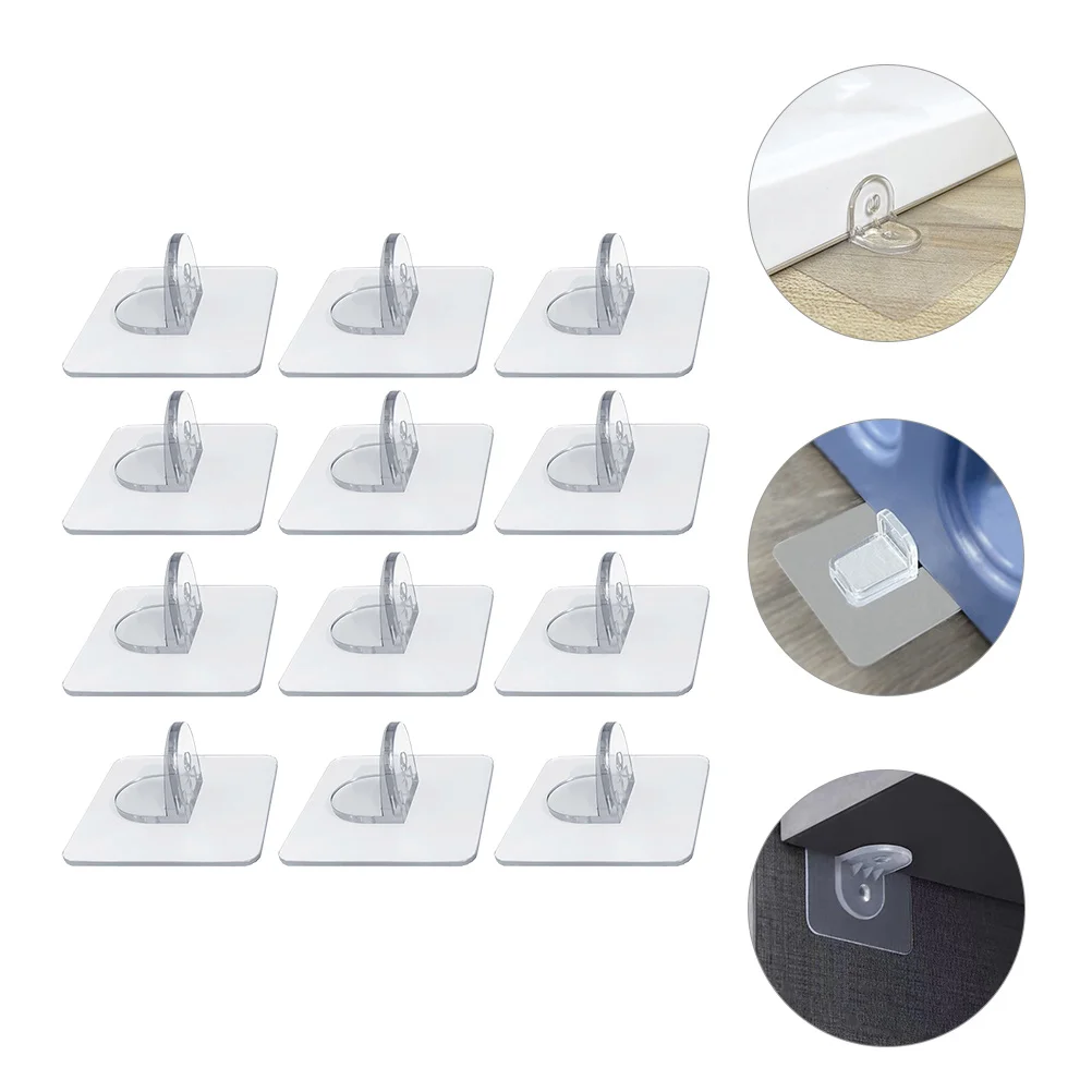 

12Pcs Anti-Slip Suction Pads Shelf Support Pegs Heavy Duty Non-Slip Trimmable Cabinet Bookshelf Shoe Storage Pet Fence Holder