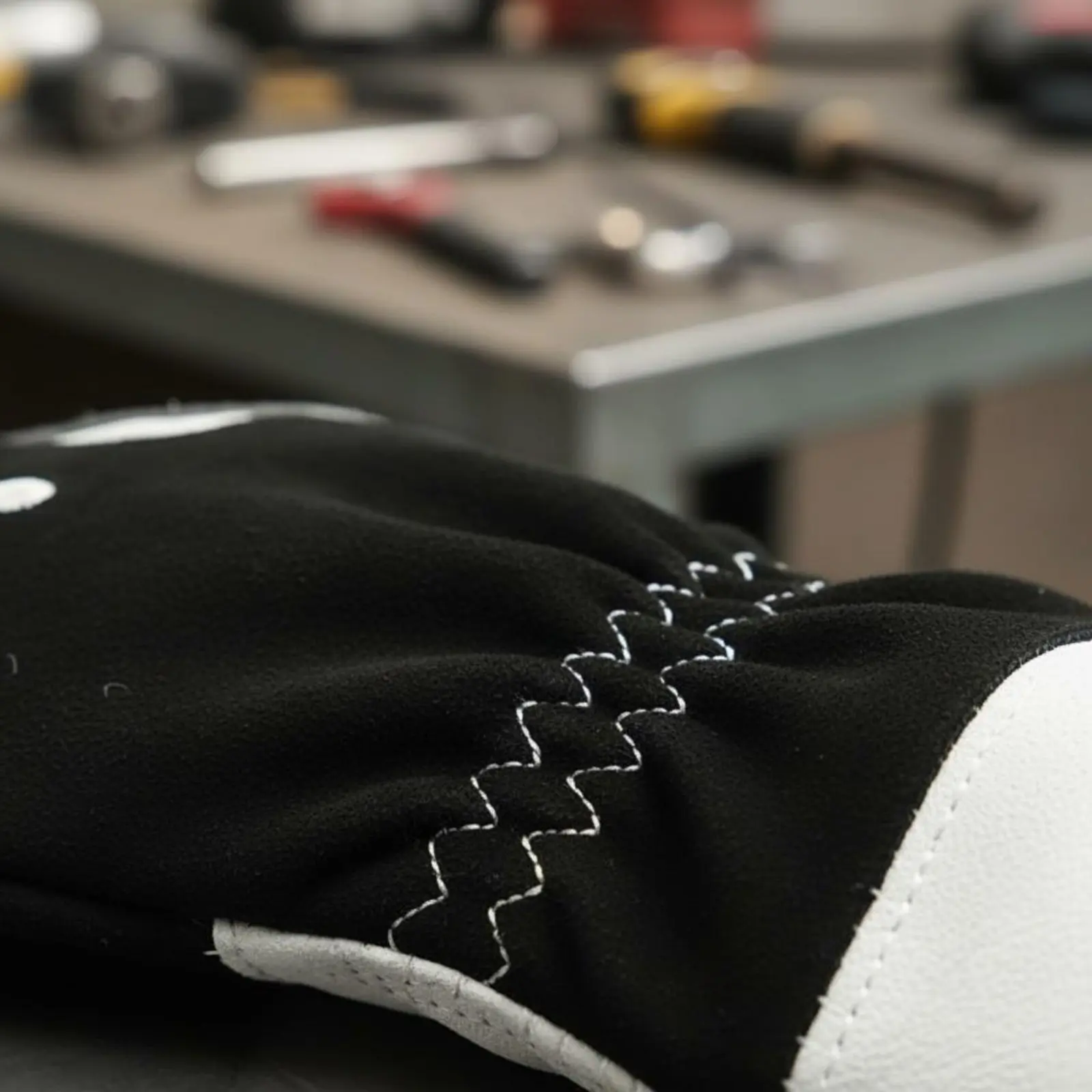 TIG Metalworking Gloves Aramid Fiber Fireproof Thread Heat Resistant Leather Gloves Long Cuff Work Gauntlets Flexible Finger