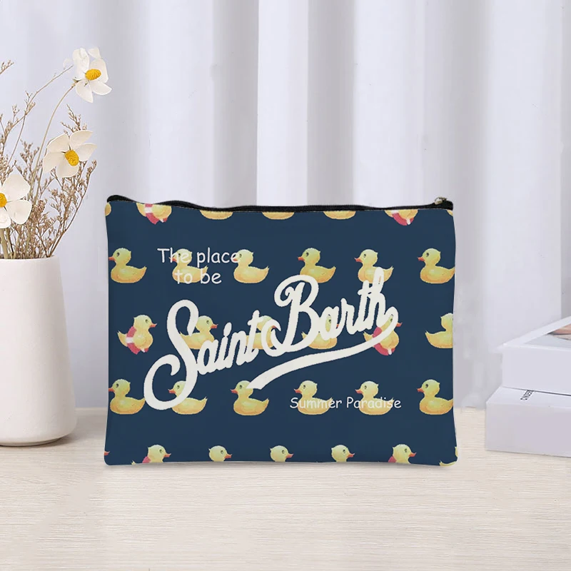 

Duck Patterns Women Summer Beach Bag Makeup Bag Cosmetic Pouch Travel Cosmetic Storage Christmas Hallows Female Winter Gifts