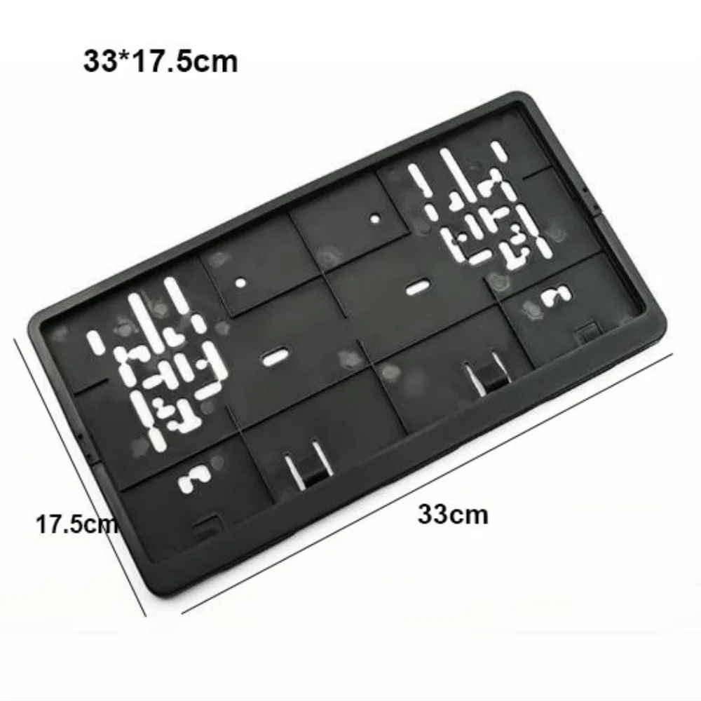 

Высококачественный держатель номерного знака европейского стандарта, 3 вида стилей, черный защитный номерной знак, пластиковая поддержка номерного знака из полипропилена