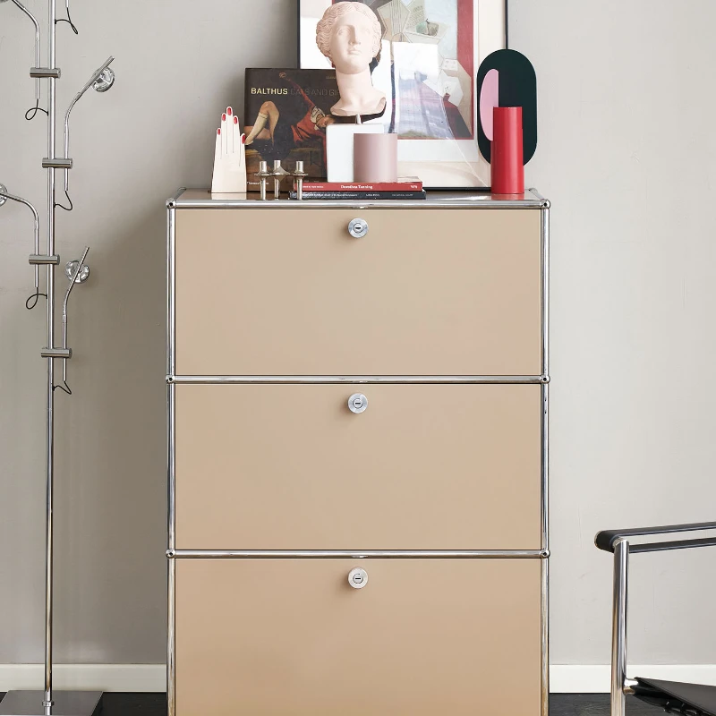 High cabinet chest of drawers / modern minimalist living room high cabinet storage cabinet / chest of drawers / HR