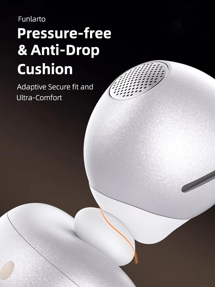 Clip-On-Ohrhörer, Bluetooth 6.0 Open-Ear-Ohrhörer, Leichte Komfort-Kopfhörer mit offener Bauweise, 40 Stunden Spielzeit, Klare Anrufe, Sicherer Sitz – Detail 3