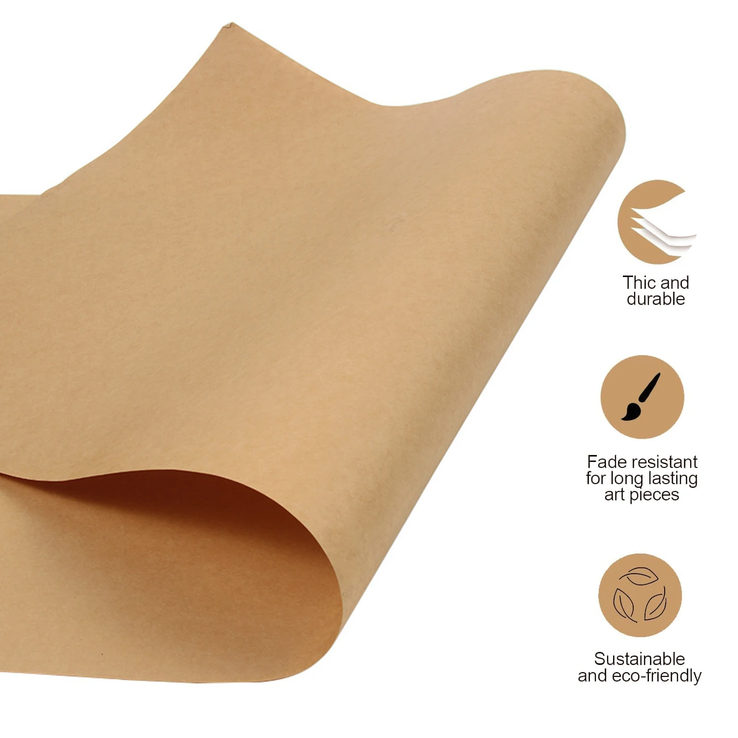 

5/10m Brown Kraft Paper Roll - Biodegradable Thick Paper for Gift Packaging, Mobile Packaging & Craft Projects