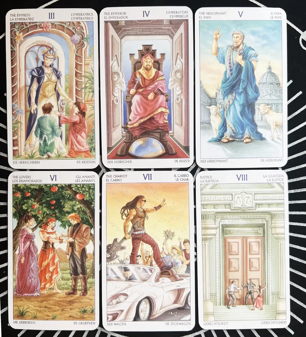 Tarot of the tarocchi delle 78 Doors tarot cards board games English version tarot deck