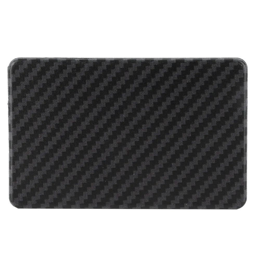 Imitation Carbon Fiber Card Holder Portable Minimalist Card Organizer Lightweight Multifunctional Card Wallets Everyday Use