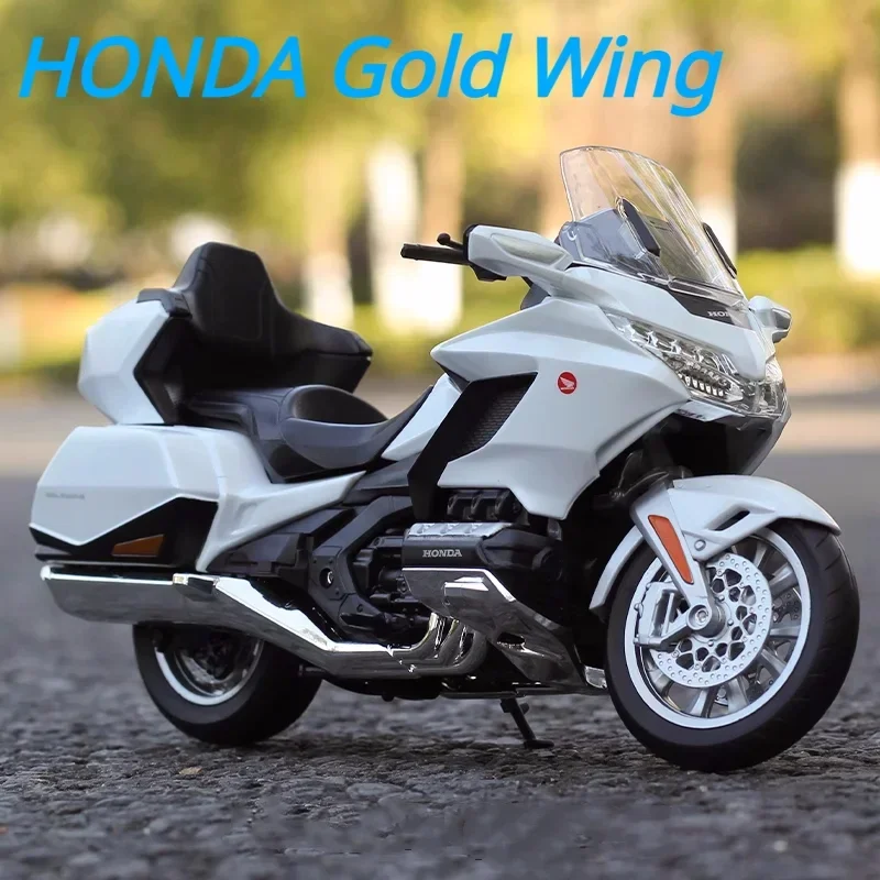 WELLY 1:12 2020 HONDA Gold Wing Alloy Racing Motorcycle Model Simulation Diecasts Metal Touring Motorcycle Model Toys Gift