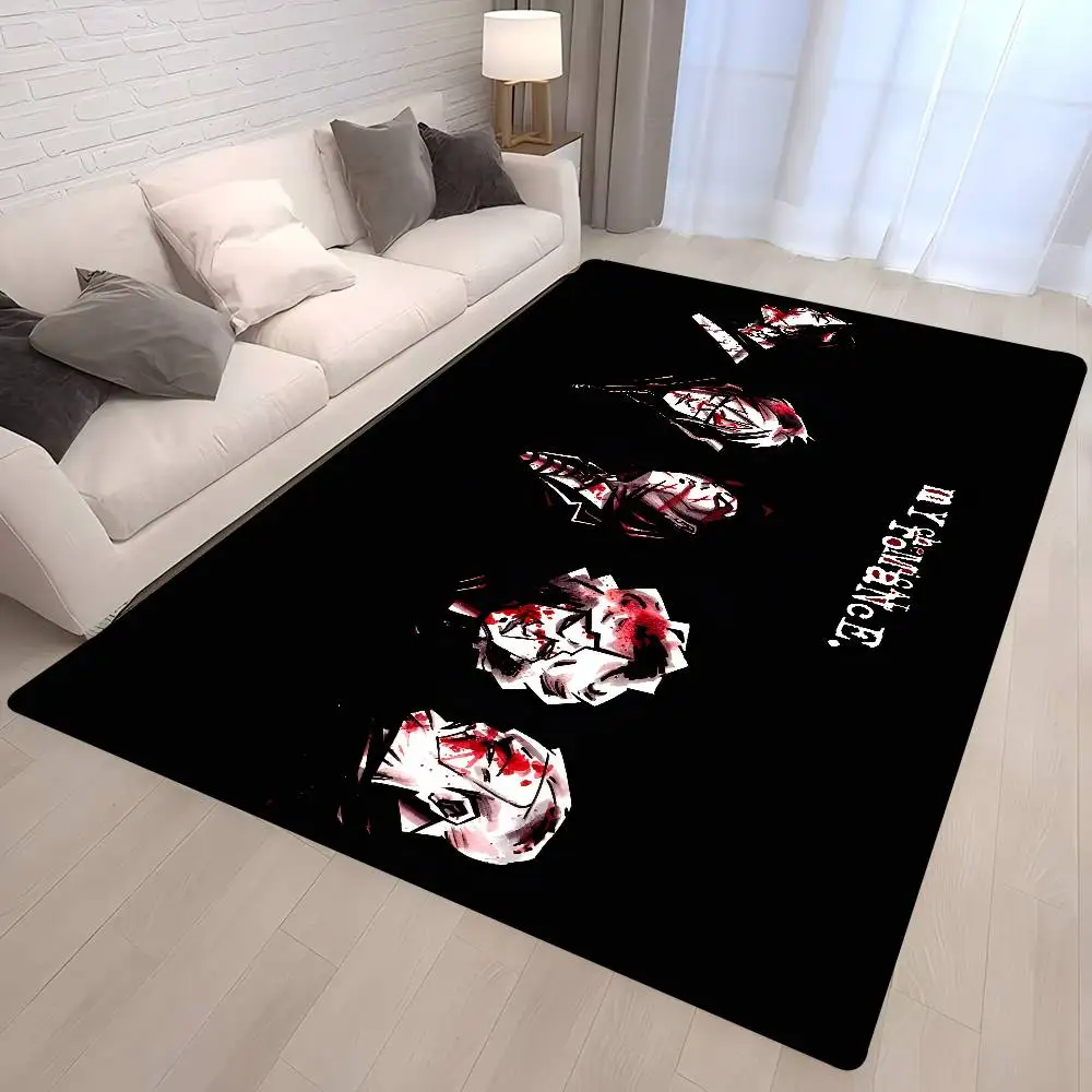 Alfombra de puerta My Chemical Romance, Felpudo de estilo nórdico para dormitorio, sala de estar, hogar, balcón, Alfombra antideslizante