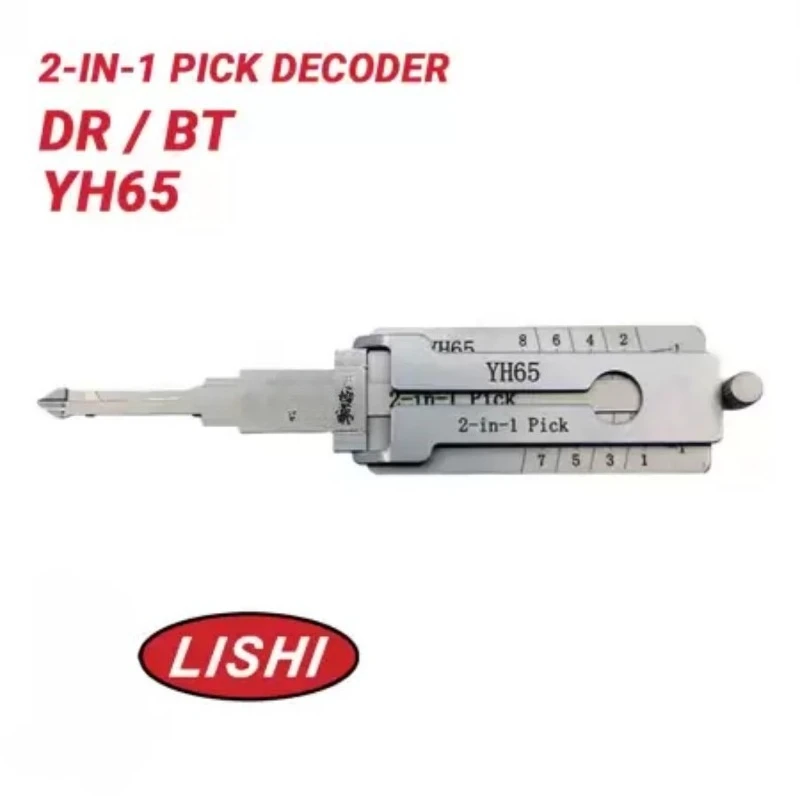 

1PCS LISHI YH65 2 in 1 Auto Pick and Decoder Locksmith Tool Decoder and Pick for Yamaha Motorcycles ganzua lock picks picking