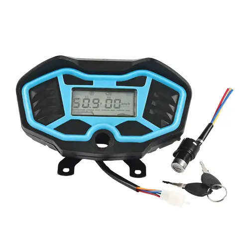 Imagen 2 del producto Velocímetro para tablero de triciclo eléctrico, 48-72V, fácil instalación, velocímetro fotosensible, pieza, indicador de velocidad con pantalla Digital