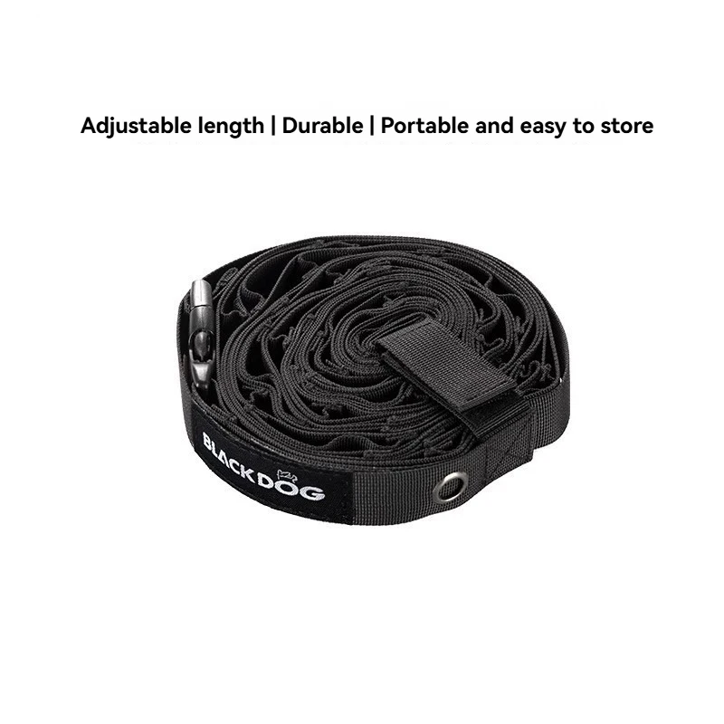 

Outdoor blackened camping multifunctional adjustable hanging rope tent canopy decoration storage rope