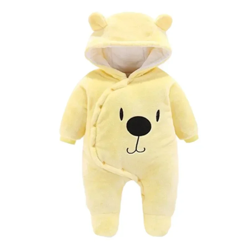 Baby Boy Clothes New Born Baby Footies2023Winter Warm Clothing 0-12Month Baby Kid Boy Girl Cotton Newborn Toddler Infant Footies