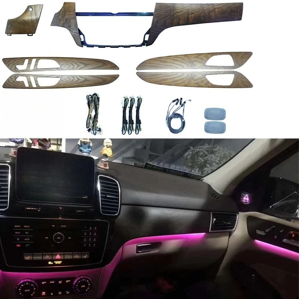 

iCarsin W166 Automotive Interior Ambient Lighting for GLE/GLS/GL/ML Dashboard Door Interior Panel Ambient Light