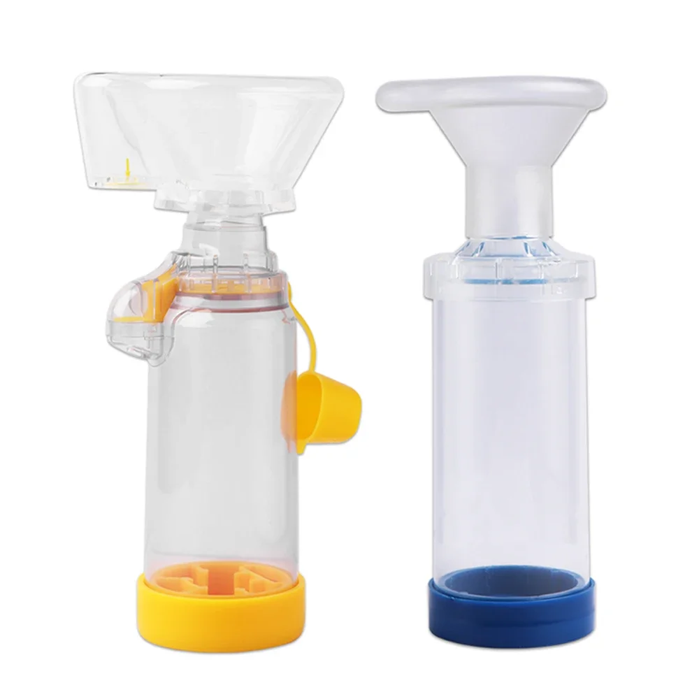 Buffer Inhale Chamber Atomizer Child Adult Spacer Mist Storage Compressor Nebulizer Tank Aerochamber with Mask Cup Mouthpiece