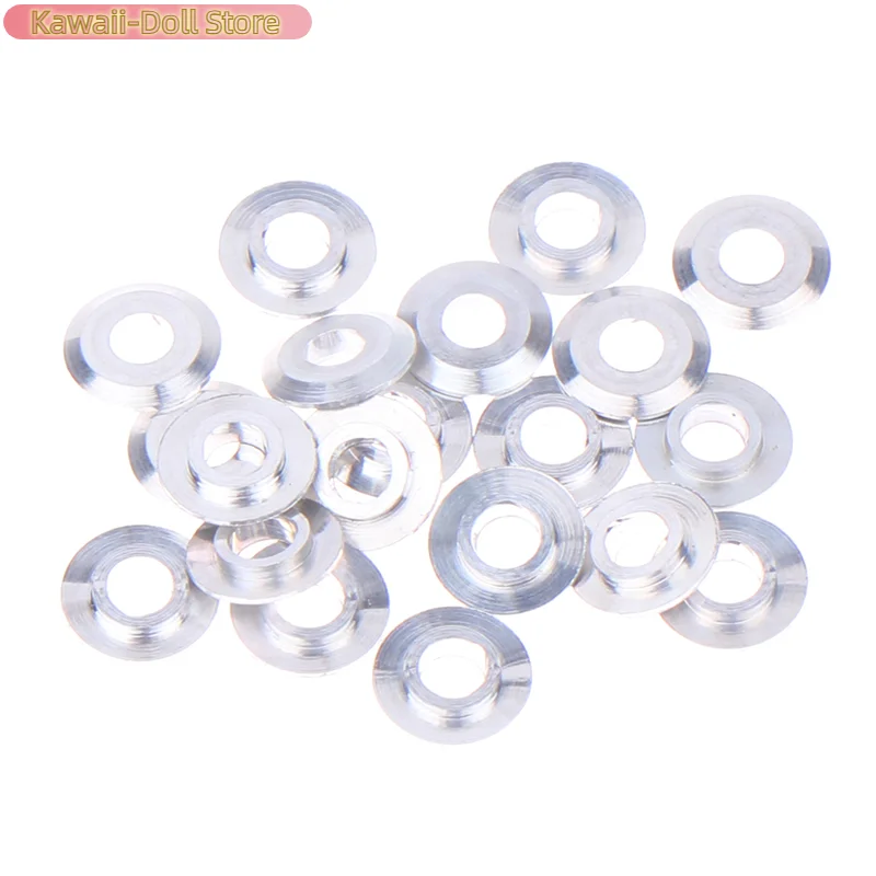 

20 шт. 94768 мини запасные части металлические шайбы прокладки для Tamiya 4WD RC автомобиль 520 шарикоподшипник направляющий ролик колеса