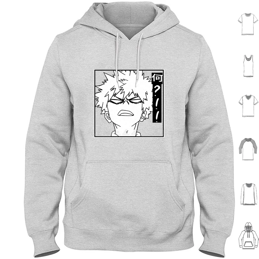 Ungry Bakugo-Boku No Hero Academia Hoodies Long Sleeve Boku No Hero Academia Katsuki Bakugo Izuku Midoriya Manga All