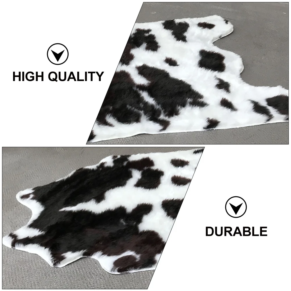 

1Pcs Black White Cow Printed Floor Mat Non-Slip Absorbent Anti-Fatigue Bathroom Kitchen Living Room Mat Doormat